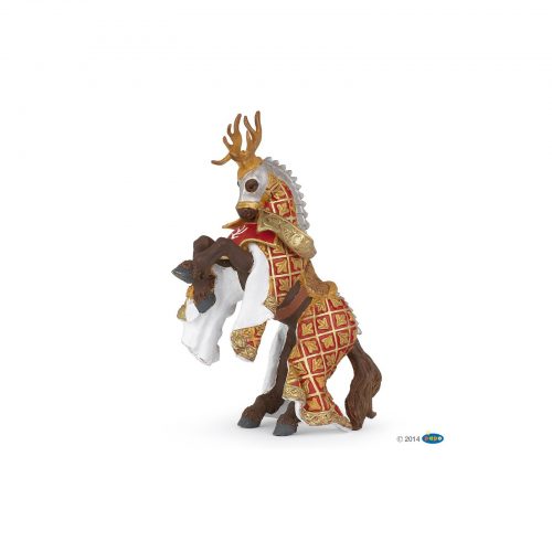 cheval du maitre des armes cimier cerf Papo