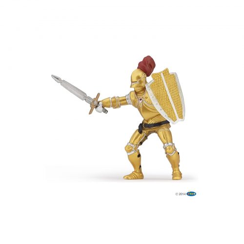 chevalier or en armure Papo