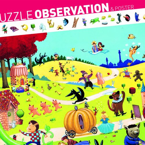 Puzzle d'observation contes 54 pièces - Djeco
