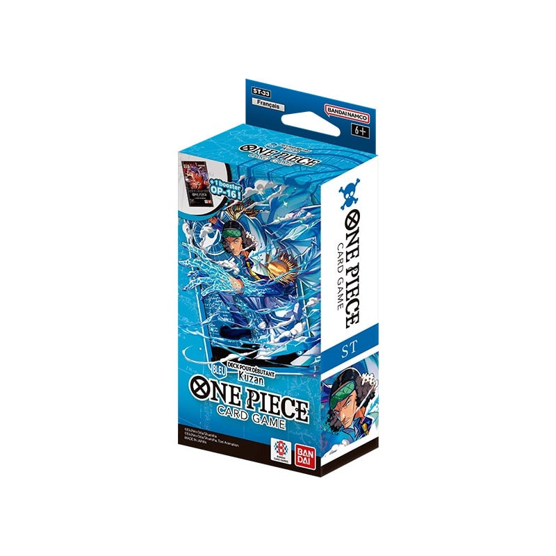 kuzan starter deck st 33 bleu french one piece card game