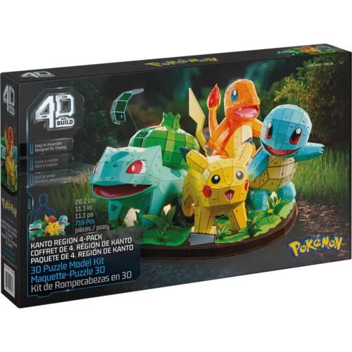 puzzle 4d build pokemon diorama region kanto 716 pieces.webp